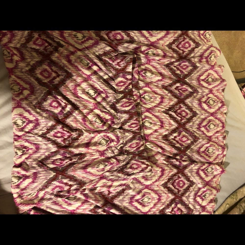 Tribal Print Maxi Skirt